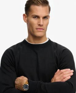Essential Logo Raglan Crew Sweatshirt