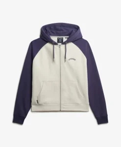 Essential Logo Raglan Zip Hoodie