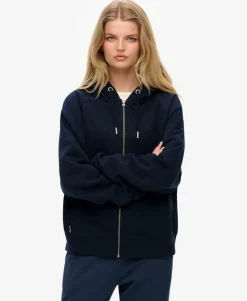 Essential Logo Raglan Zip Hoodie