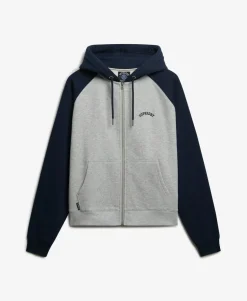 Essential Logo Raglan Zip Hoodie