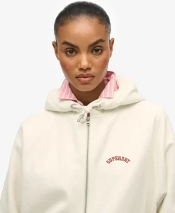Essential Logo Raglan Zip Hoodie