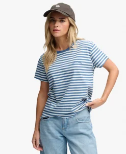 Essential Logo Striped Fitted T-Shirt