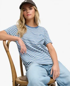 Essential Logo Striped Fitted T-Shirt