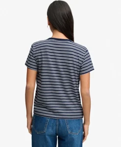 Essential Logo Striped Fitted T-Shirt