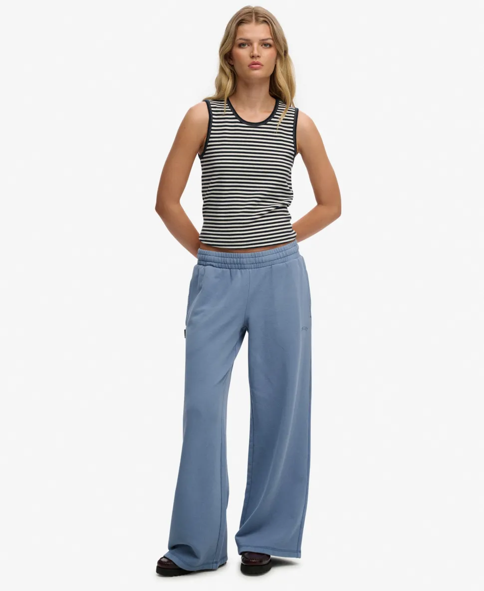 Essential Logo Wide Leg Joggers