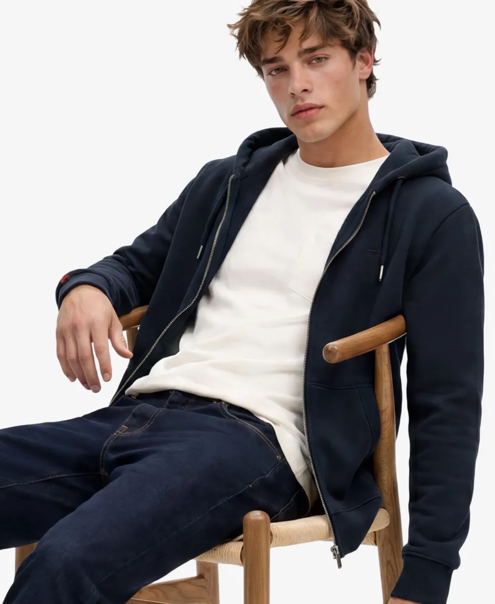 Essential Logo Zip Hoodie
