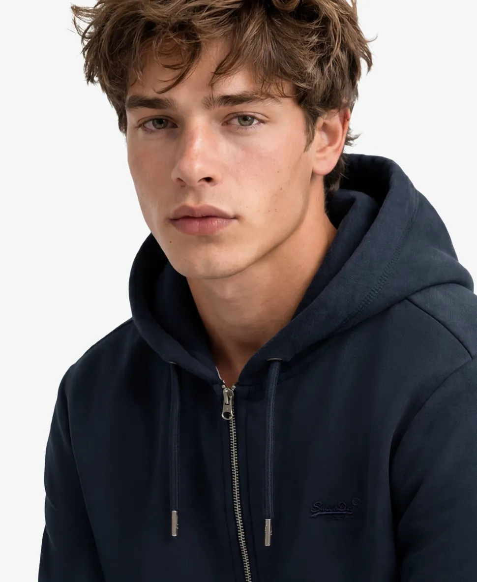 Essential Logo Zip Hoodie