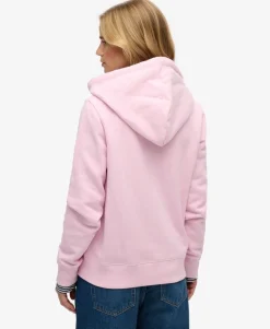 Essential Logo Zip Hoodie Half Brushed