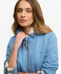 Essential Logo Zip Hoodie Half Brushed