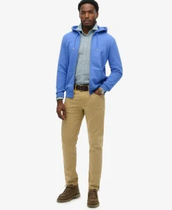 Essential Logo Zip Hoodie Half Brushed