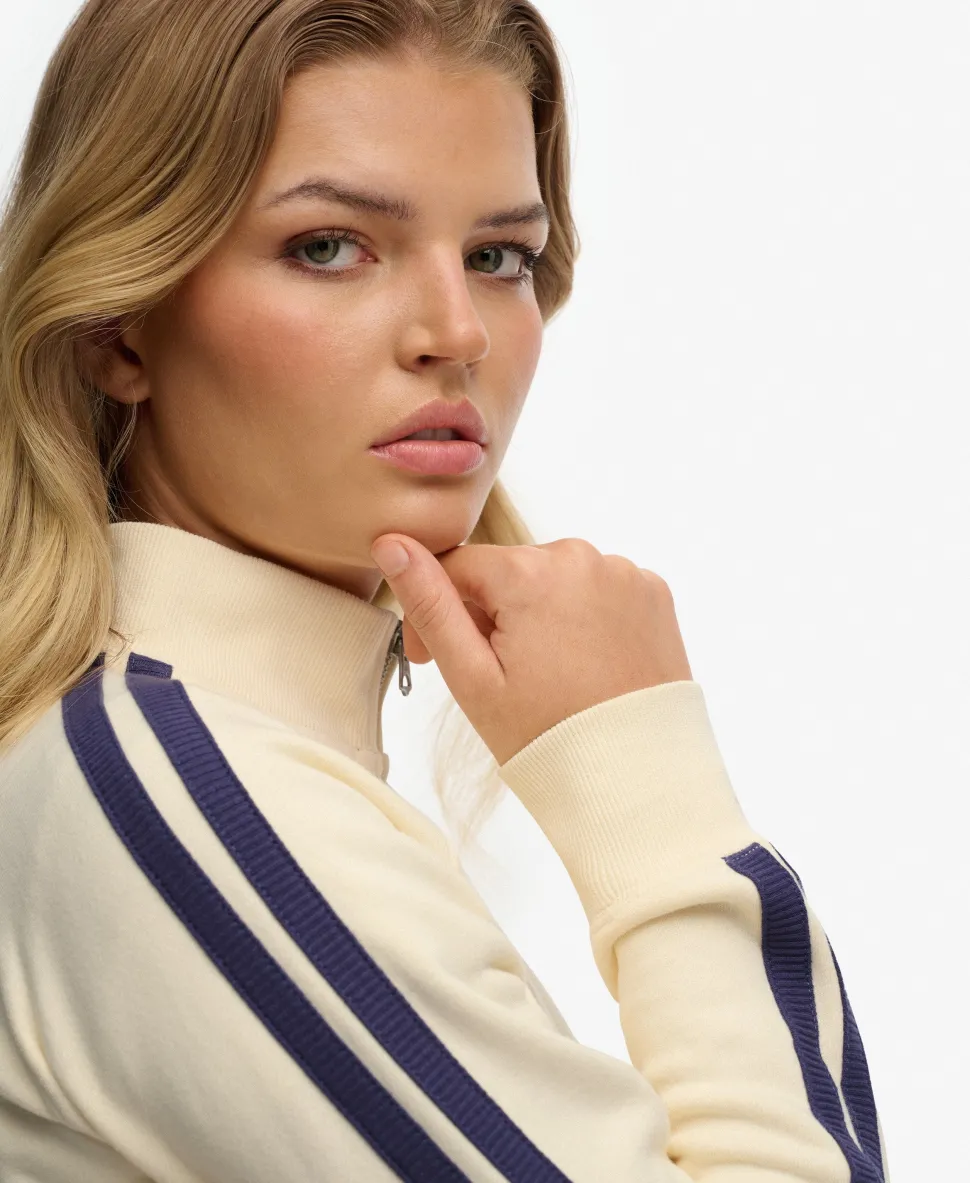 Essential Logo Zip Track Top