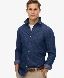 Essential Long Sleeve Denim Shirt