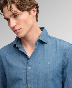 Essentials Chambray Long Sleeve Shirt