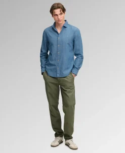 Essentials Chambray Long Sleeve Shirt