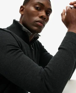 Essentials Cotton Half Zip Jumper