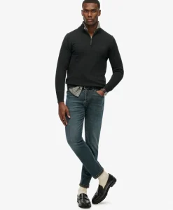 Essentials Cotton Half Zip Jumper