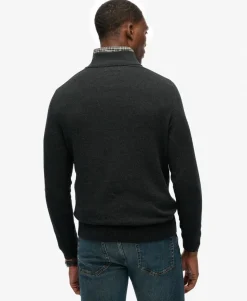 Essentials Cotton Half Zip Jumper