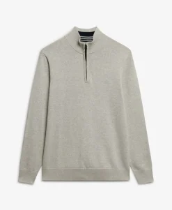 Essentials Cotton Half Zip Jumper
