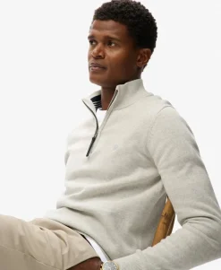 Essentials Cotton Half Zip Jumper