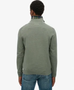 Essentials Cotton Half Zip Jumper