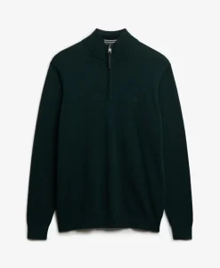 Essentials Cotton Half Zip Jumper