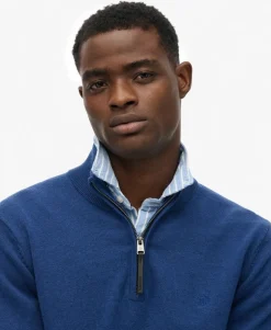 Essentials Cotton Half Zip Jumper