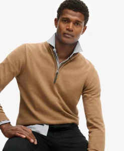 Essentials Cotton Half Zip Jumper