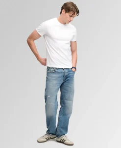 Essential Serif Logo Embroidered T-Shirt