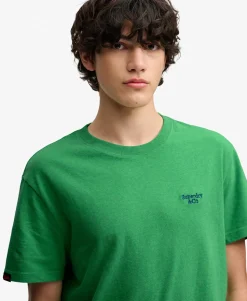 Essential Serif Logo Embroidered T-Shirt