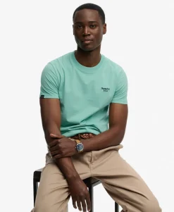 Essential Serif Logo Embroidered T-Shirt
