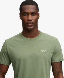 Essential Serif Logo Embroidered T-Shirt