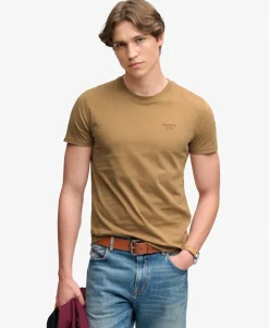 Essential Serif Logo Embroidered T-Shirt