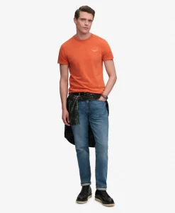 Essential Serif Logo Embroidered T-Shirt