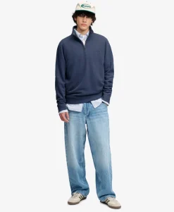Essential Serif Logo Half Zip Sweatshirt
