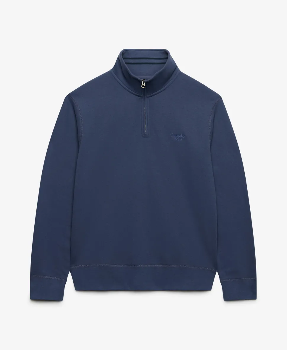 Essential Serif Logo Half Zip Sweatshirt