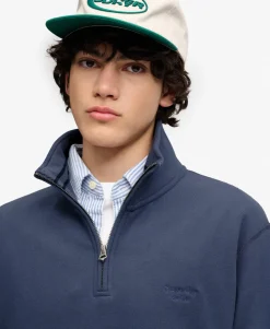 Essential Serif Logo Half Zip Sweatshirt