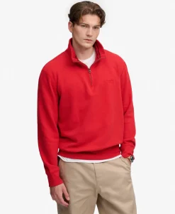 Essential Serif Logo Half Zip Sweatshirt