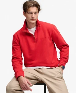 Essential Serif Logo Half Zip Sweatshirt