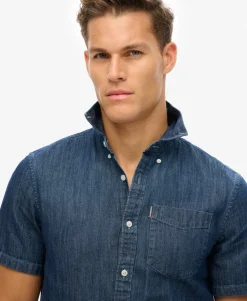 Essential Short Sleeve Denim Shirt