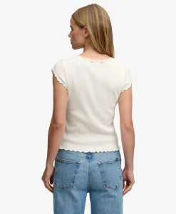 Essential Square Neck Short Sleeve T-Shirt