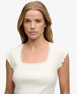 Essential Square Neck Short Sleeve T-Shirt