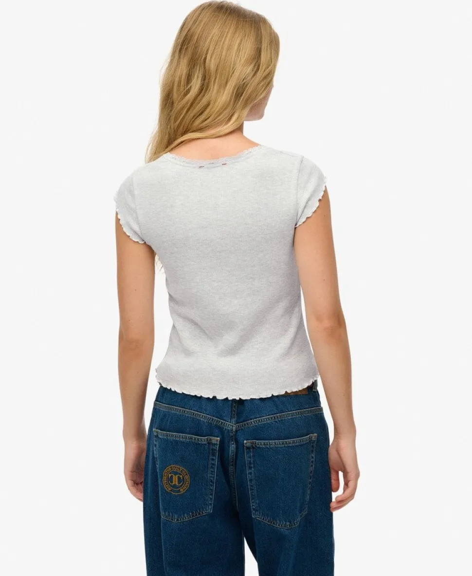 Essential Square Neck Short Sleeve T-Shirt