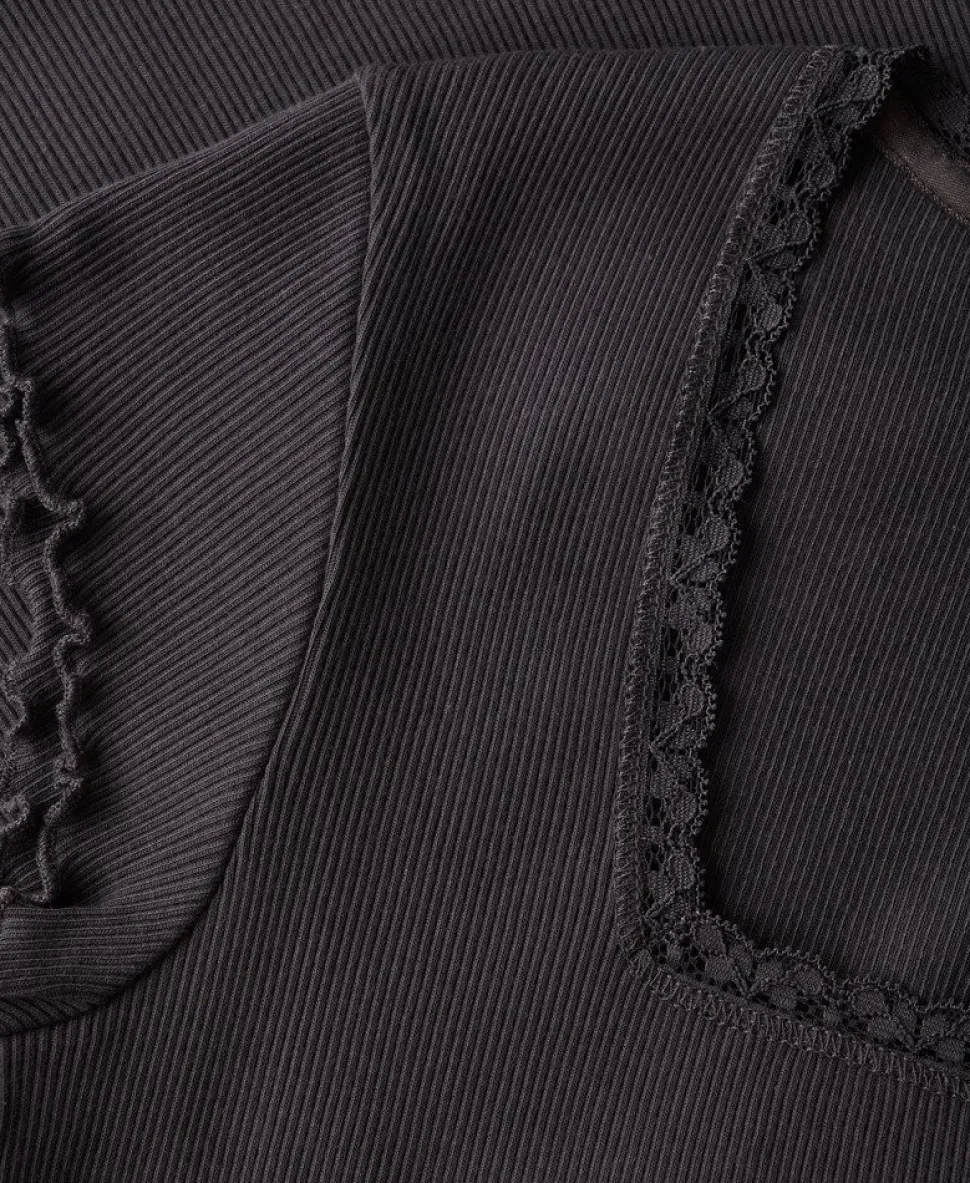 Essential Square Neck Short Sleeve T-Shirt
