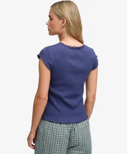 Essential Square Neck Short Sleeve T-Shirt