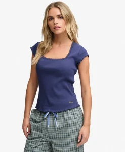 Essential Square Neck Short Sleeve T-Shirt