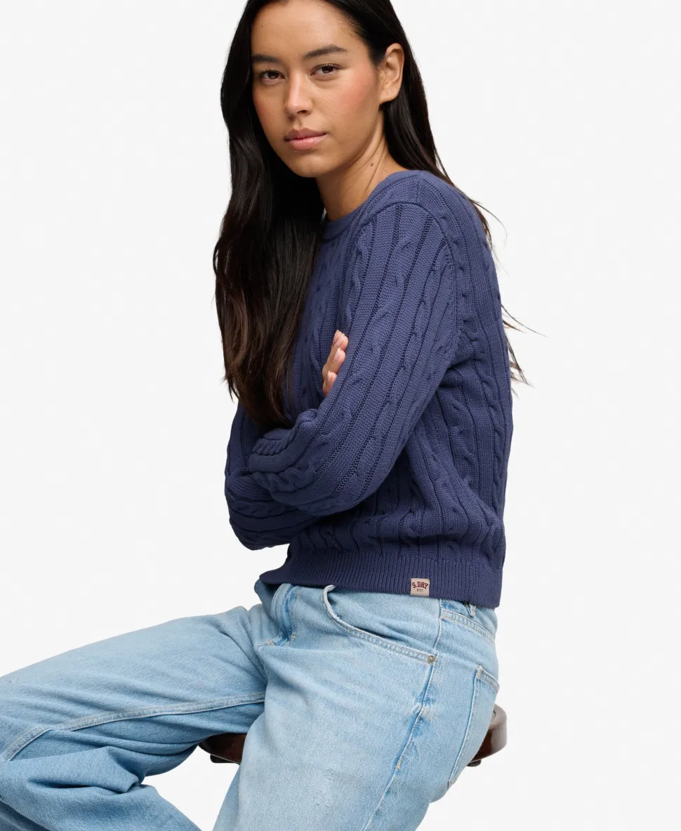 Essentials SD&CO Cable Knit Jumper