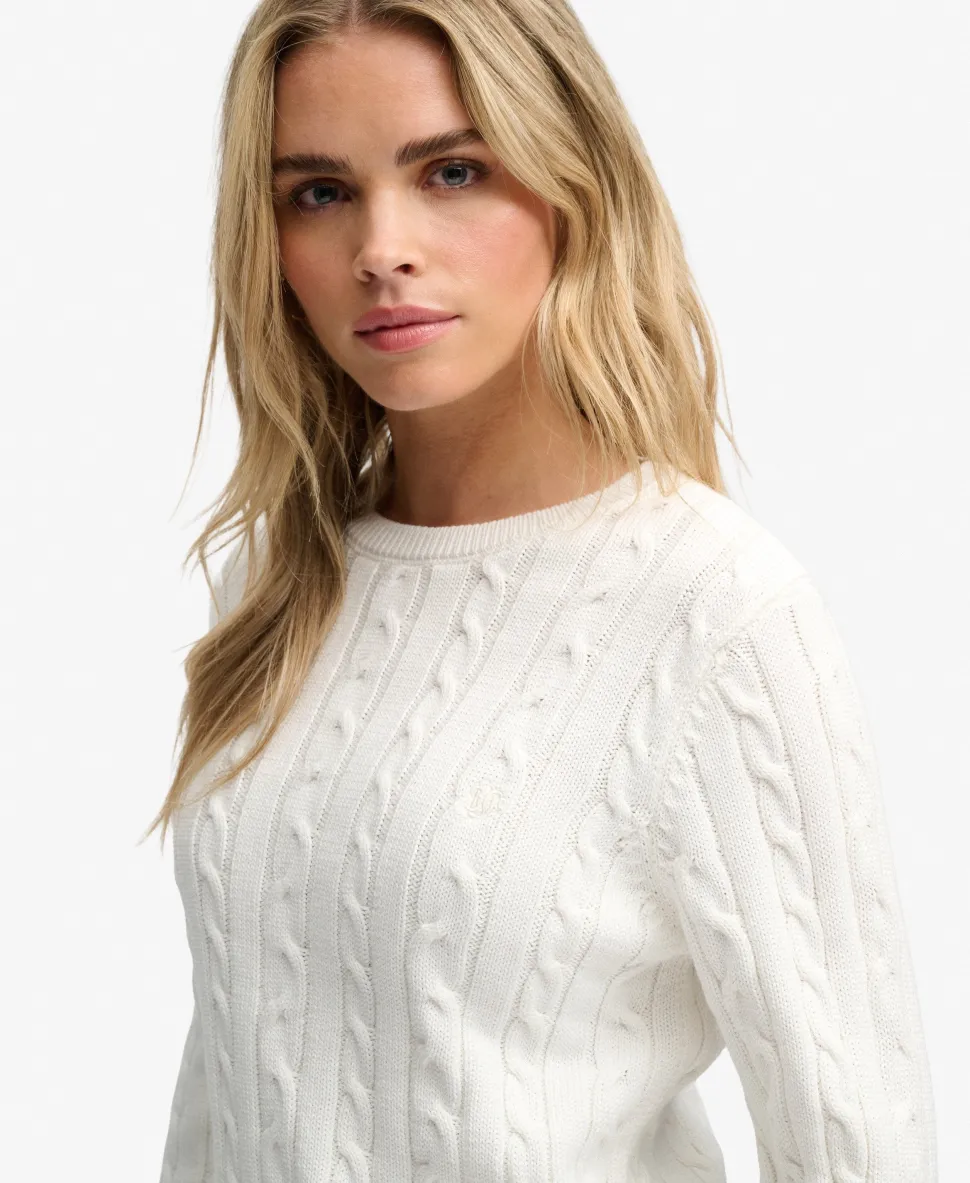 Essentials SD&CO Cable Knit Jumper