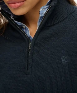 Essentials Slim Half Zip Knit