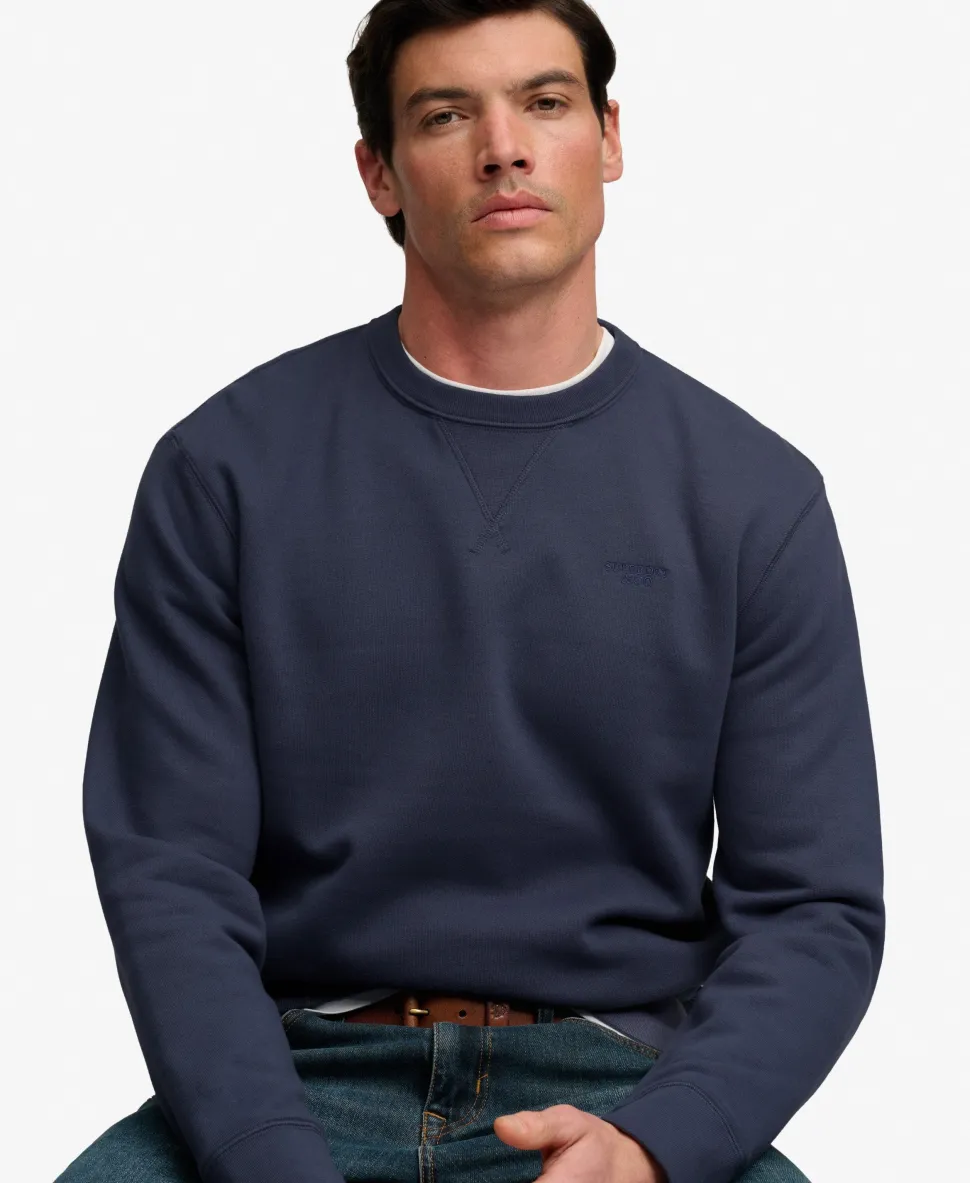 Essential Stacked Logo Crew Sweatshirt