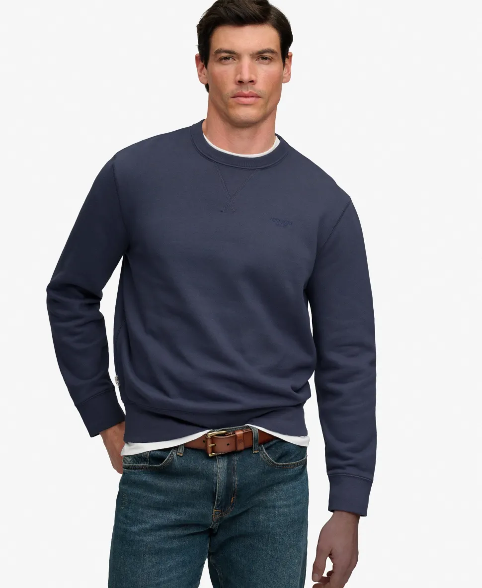Essential Stacked Logo Crew Sweatshirt